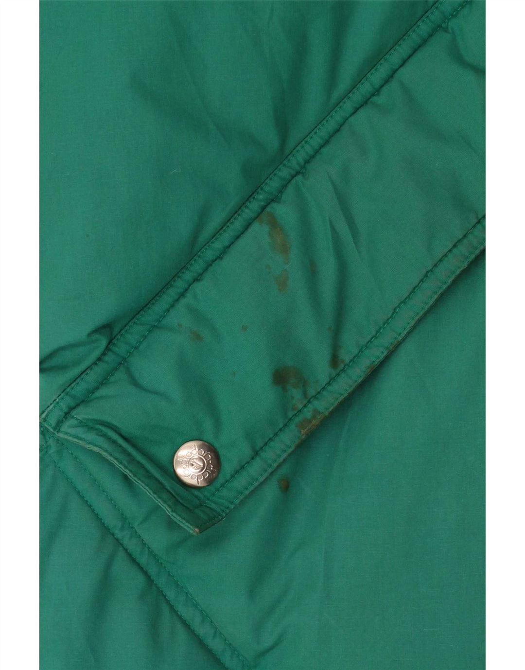 Jaqueta acolchoada reversível masculina Diadora Loose Fit UK 40 poliéster verde grande