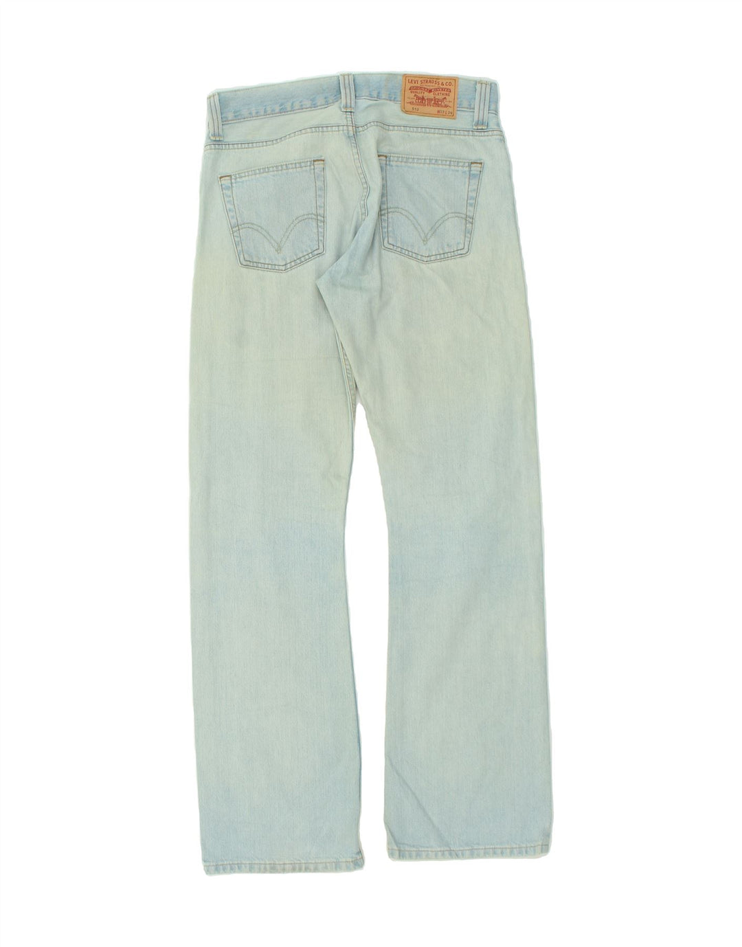 LEVI'S Masculino 512 Bootcut Jeans W33 L34 Azul Algodão
