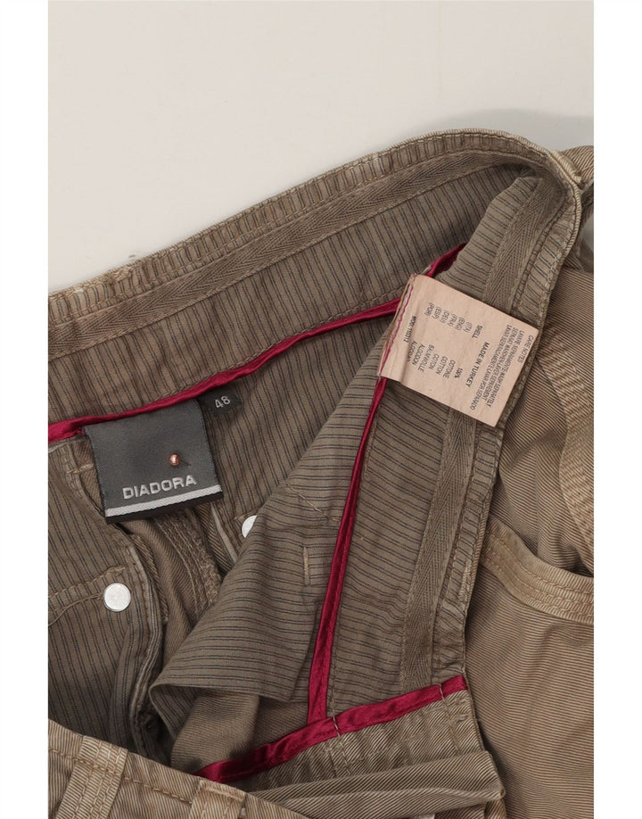 Diadora Mens Cargo Shorts IT 48 Médio W34 Algodão Bege