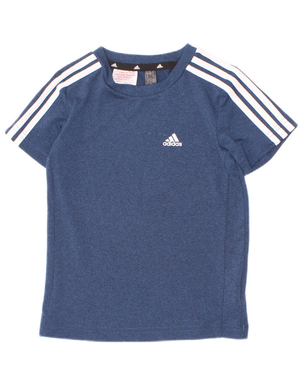 Camiseta Adidas Menino Aeroready Top 2-3 Anos Azul Poliéster