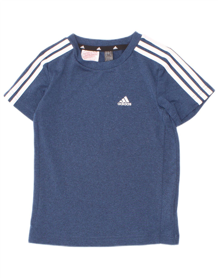 Camiseta Adidas Menino Aeroready Top 2-3 Anos Azul Poliéster