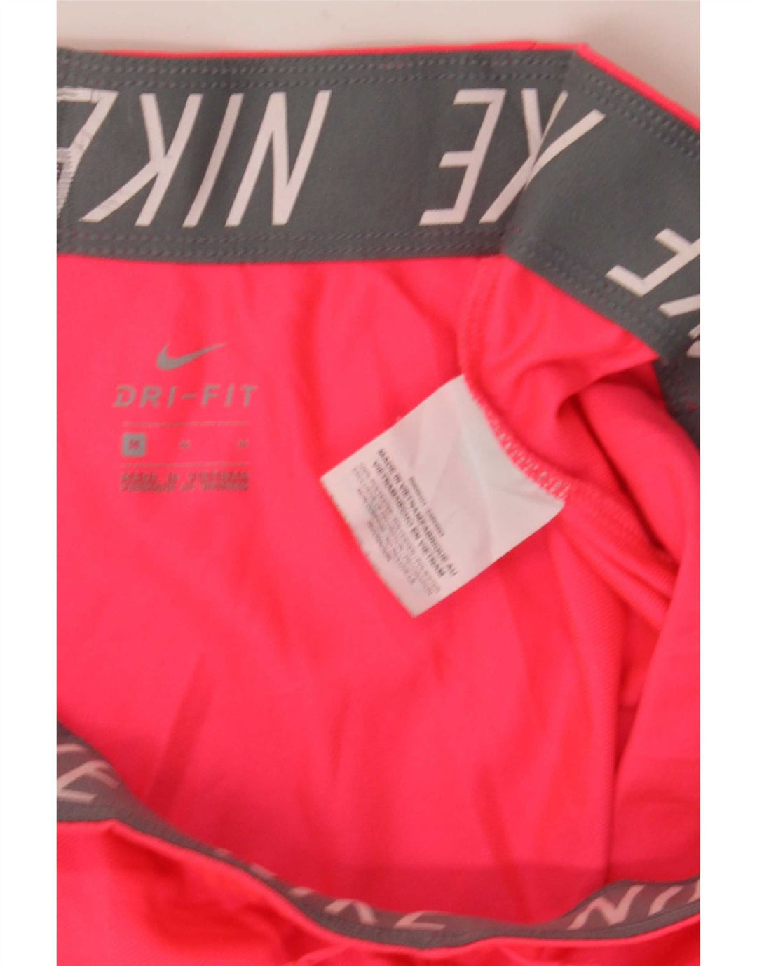 Shorts esportivos femininos Nike Dri Fit UK 14 poliéster rosa médio