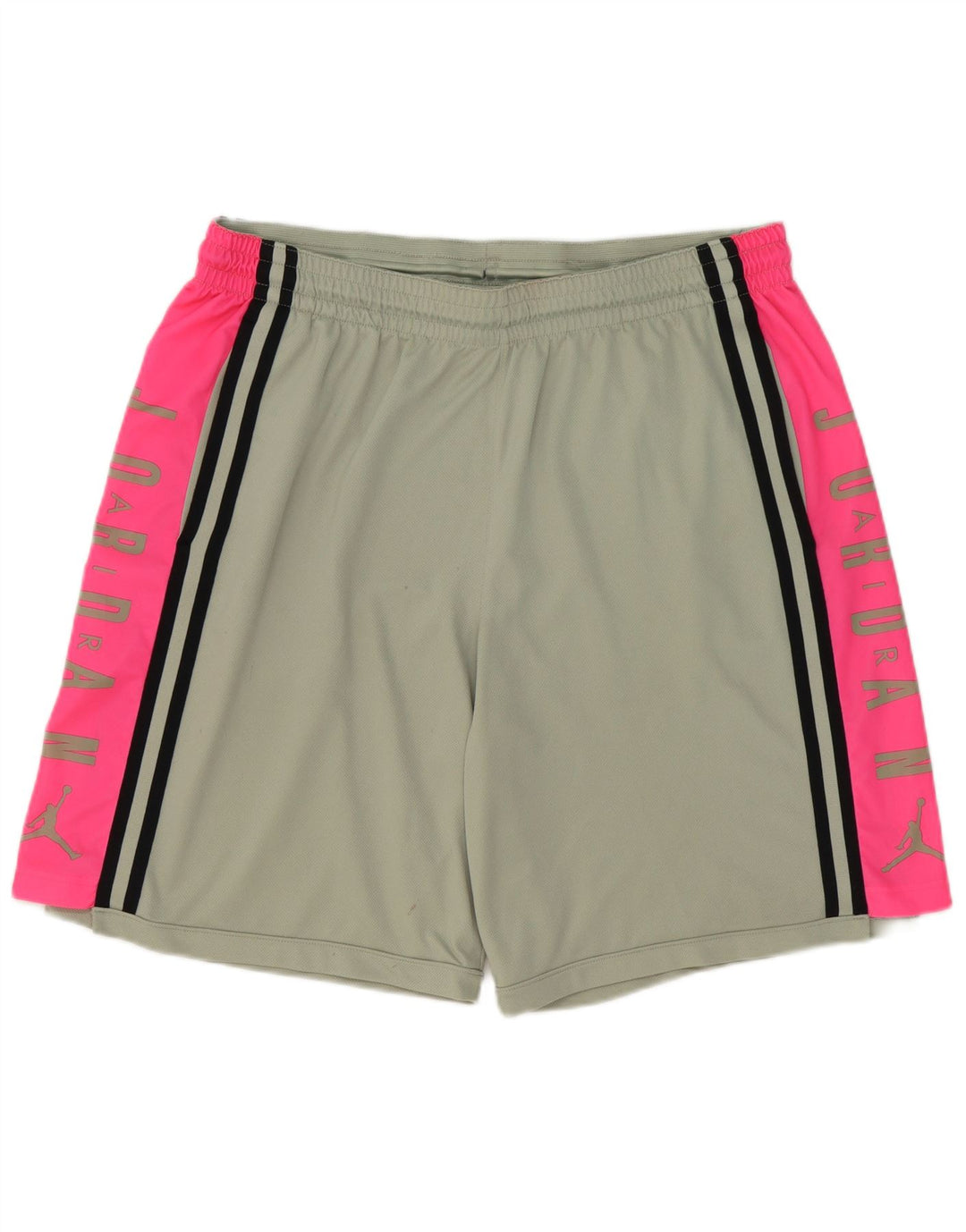 Shorts esportivos gráficos masculinos Jordan 2XL cinza colorblock poliéster