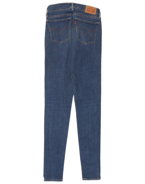 Calça jeans feminina Levi's 710 Super Skinny W26 L32 azul algodão