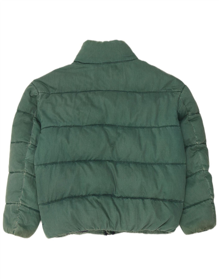 Jaqueta acolchoada masculina Tommy Hilfiger Reino Unido 38 algodão verde médio