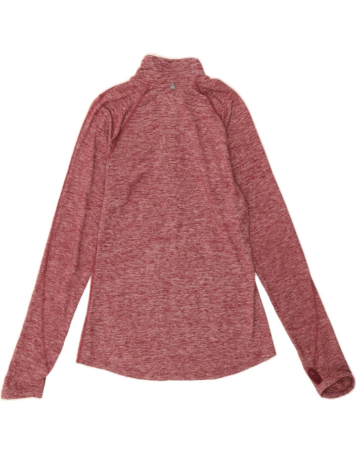 NIKE Womens Pullover Tracksuit Top UK 12 Medium Burgundy Vintage Nike and Second-Hand Nike from Messina Hembry 