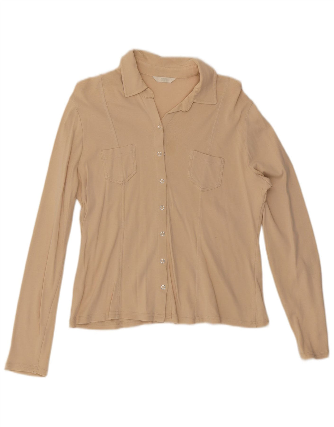 Blusa feminina Marks & Spencer Reino Unido 14 médio bege