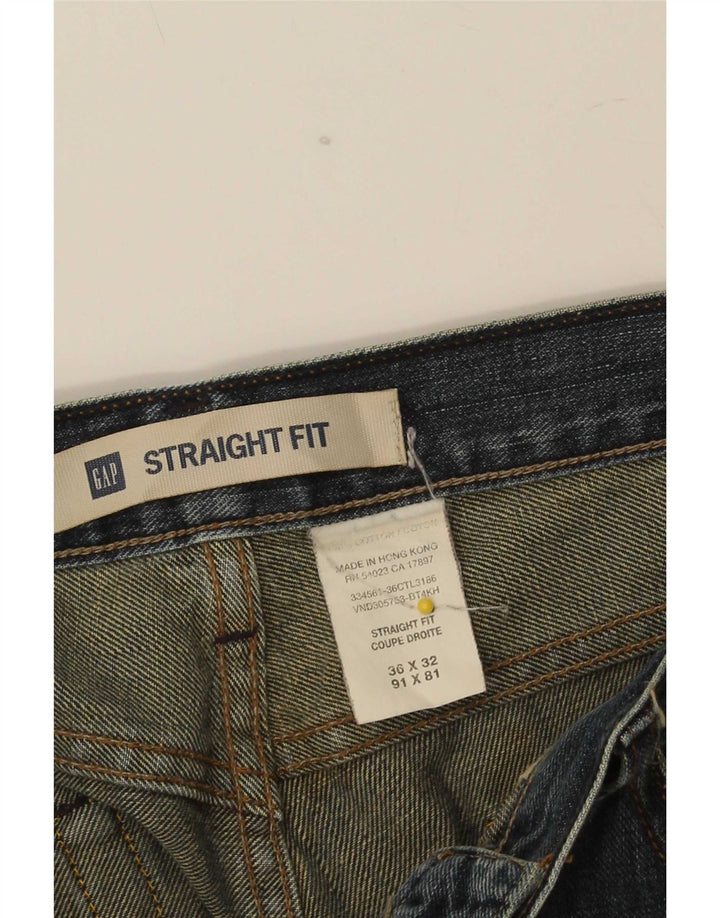 Jeans retos masculinos Gap W36 L32 algodão azul