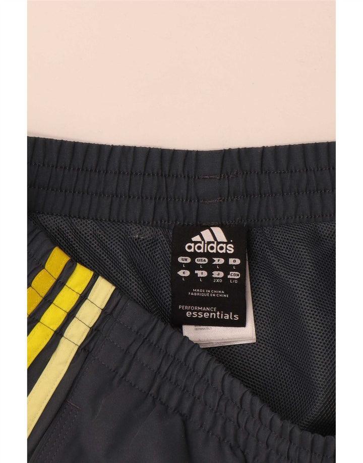 Adidas Masculino Climalite Sport Shorts Grande Cinza Poliéster
