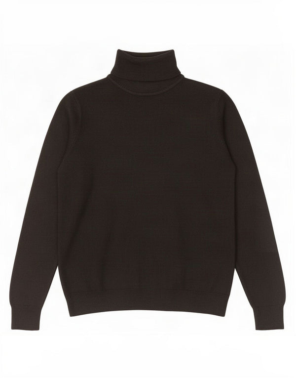 Suéter feminino Marks & Spencer com gola redonda Reino Unido 14 grande cinza acrílico