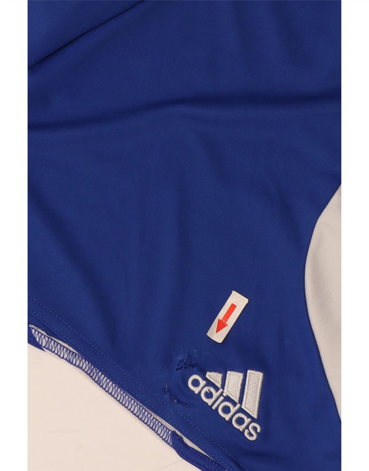 Adidas Masculino Climalite Sport Shorts Médio Azul Colorblock Poliéster