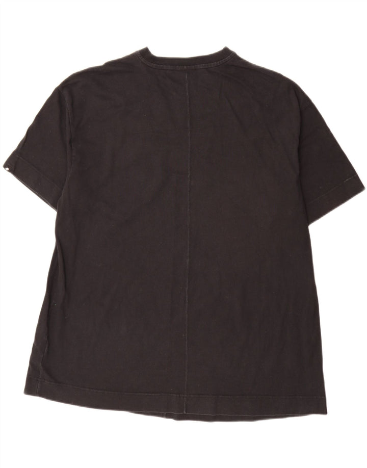 Camiseta Nike masculina gráfica Top médio algodão preto
