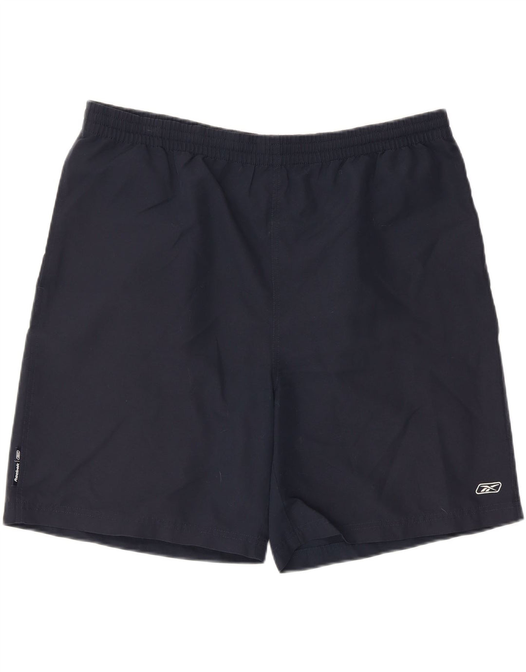 Shorts esportivos masculinos Reebok XL azul marinho poliéster
