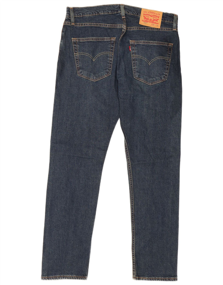 Calça jeans masculina Levi's 512 Slim Tapered W34 L32 azul algodão