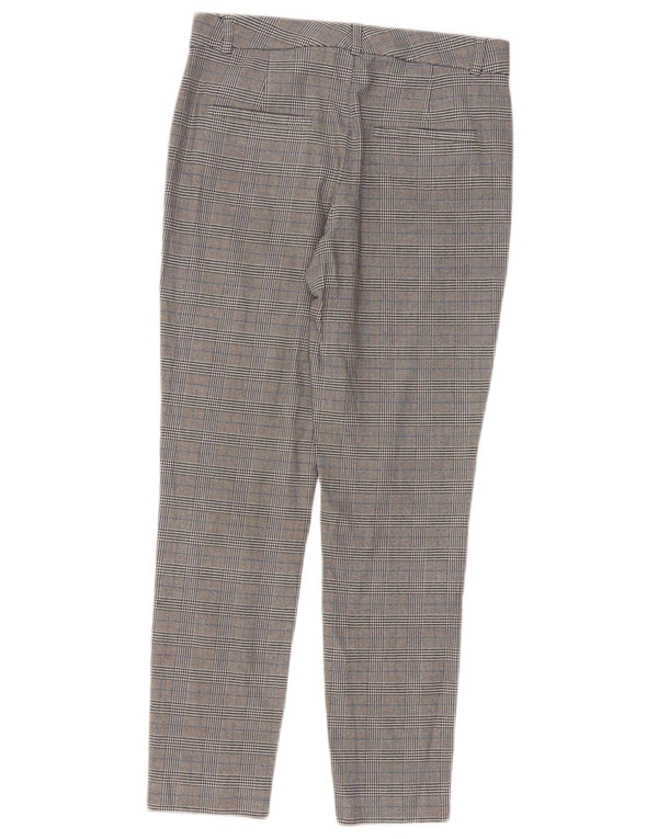 Calça Chino Slim Feminina Massimo Dutti EU 34 2XS W24 L26 Cinza Houndstooth