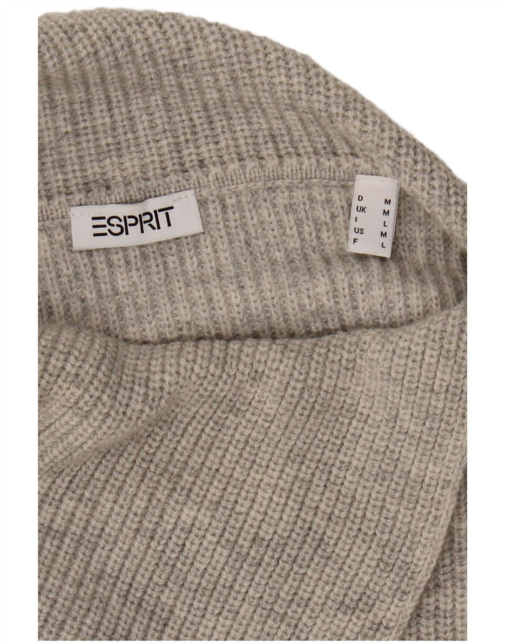 ESPRIT Poncho Jumper feminino UK 14 cinza médio