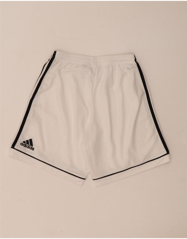 Adidas Mens Climalite Sport Shorts Pequeno Poliéster Branco