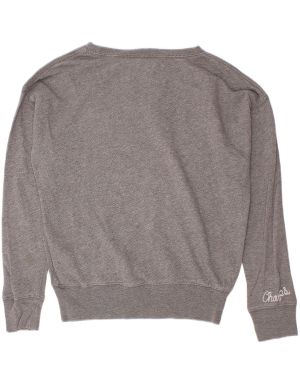 Polo Ralph Lauren Meninos Moletom Jumper 6-7 Anos Pequeno Algodão Cinza