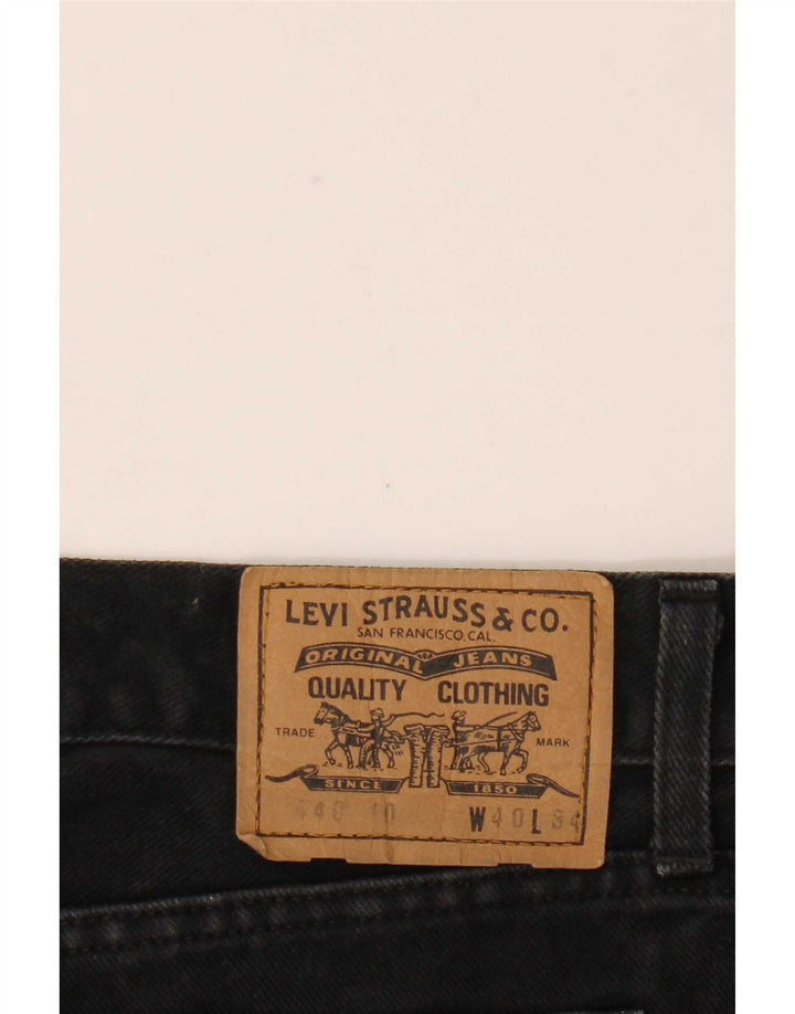 Jeans Levis 440 Straight Masculino W40 L34 Preto