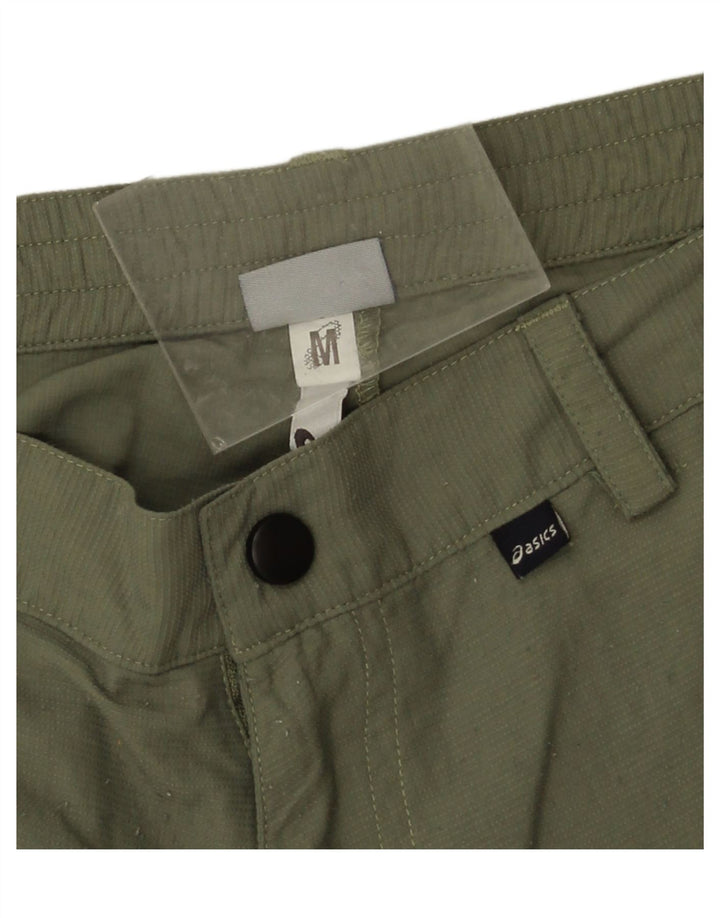 Shorts Cargo Feminino Asics Médio W28 Cáqui Poliamida
