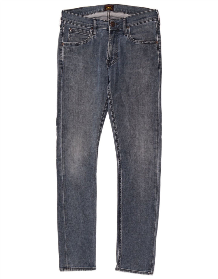 Lee Mens Luke Slim Jeans W30 L32 Azul Algodão