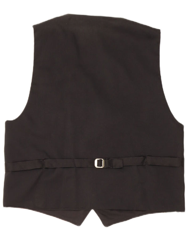Colete Vintage Masculino XL Preto Geométrico