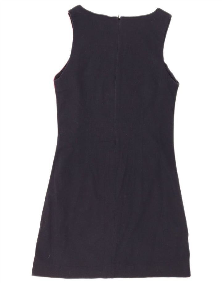 Vestido bainha feminino Desigual UK 12 médio multicolorido geométrico
