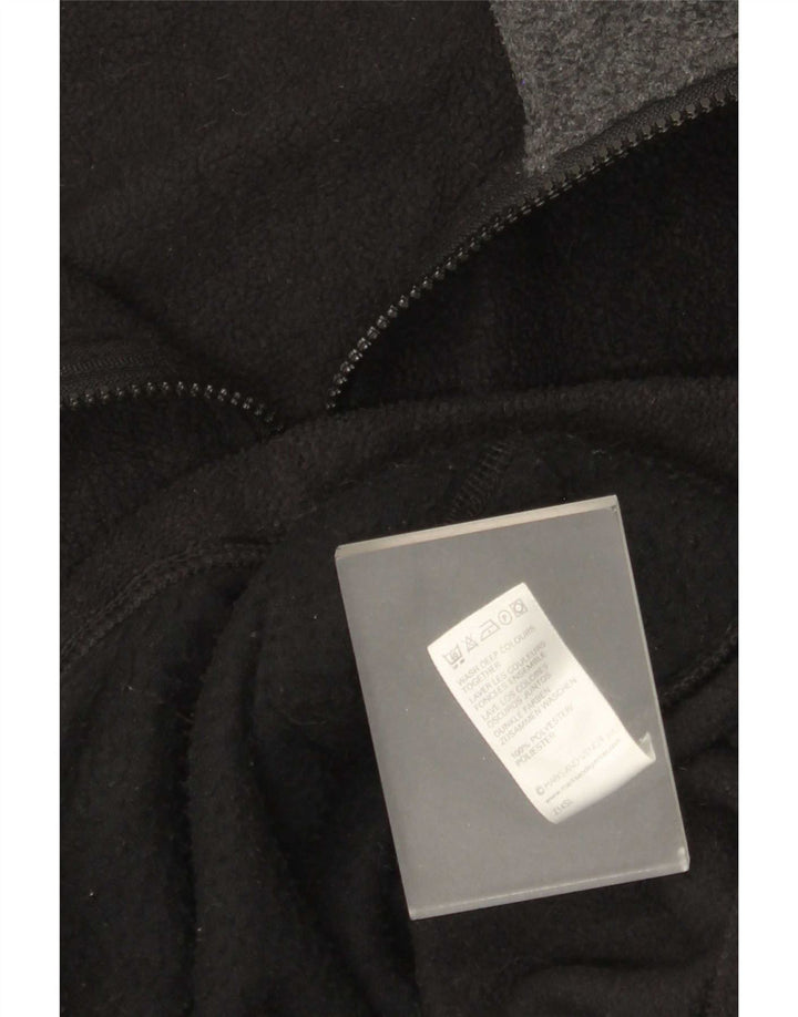 Jaqueta de lã masculina Marks & Spencer Reino Unido 44 2XL poliéster preto