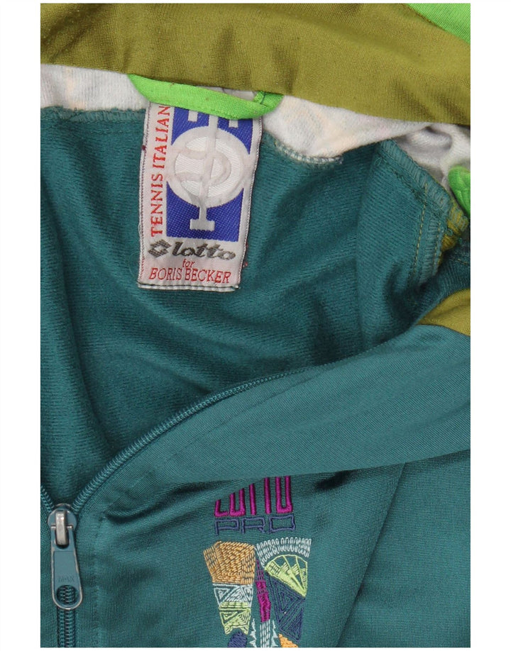 Lotto Mens Treino Top Jaqueta Grande Colorblock Verde
