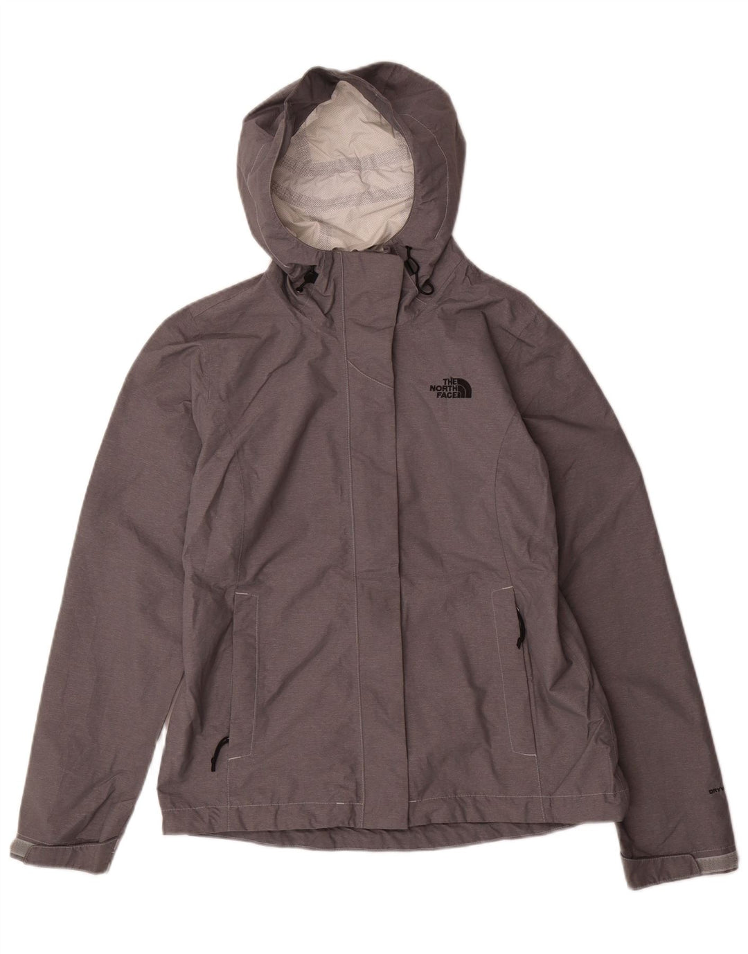 Jaqueta de chuva feminina com capuz Dryvent THE NORTH FACE Reino Unido 10 nylon cinza pequeno
