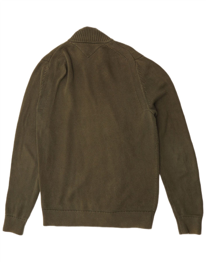 Suéter cardigã masculino Tommy Hilfiger XL algodão verde