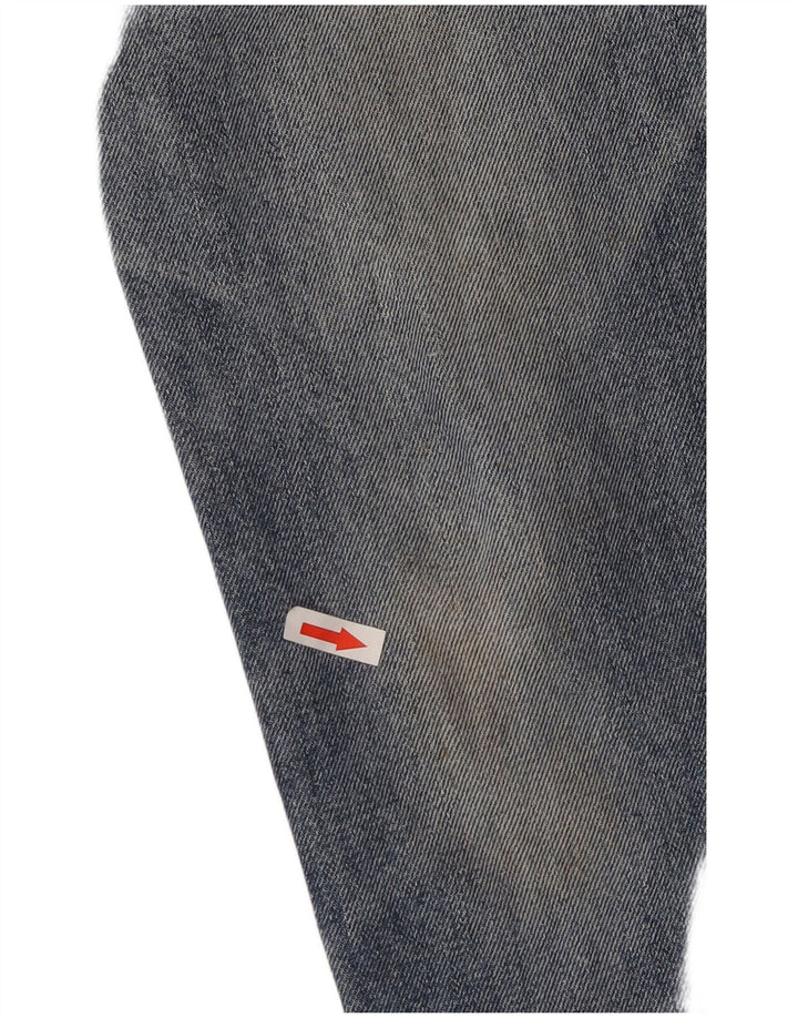 Lee Mens Straight Jeans W32 L30 Azul Algodão