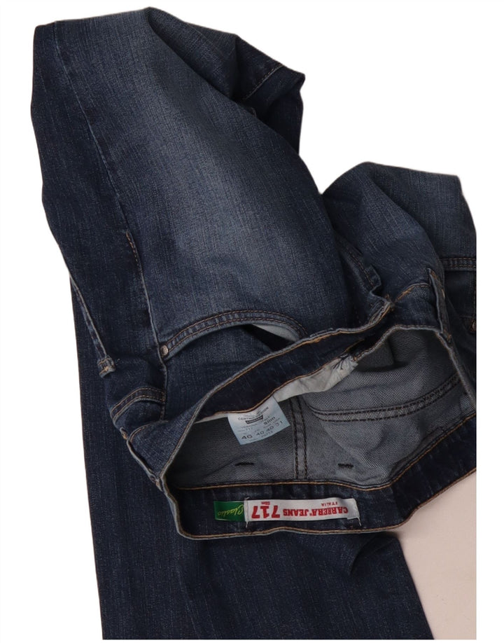 Carrera Masculino 717 Slim Jeans W31 L30 Azul Marinho Algodão
