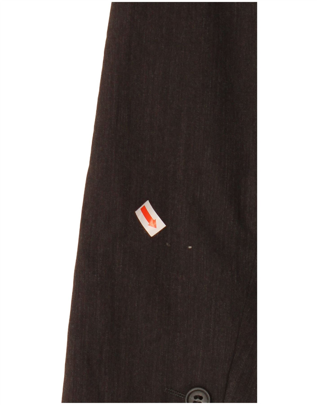 Jaqueta blazer masculina de 2 botões VALENTINO IT 46 pequena lã virgem cinza