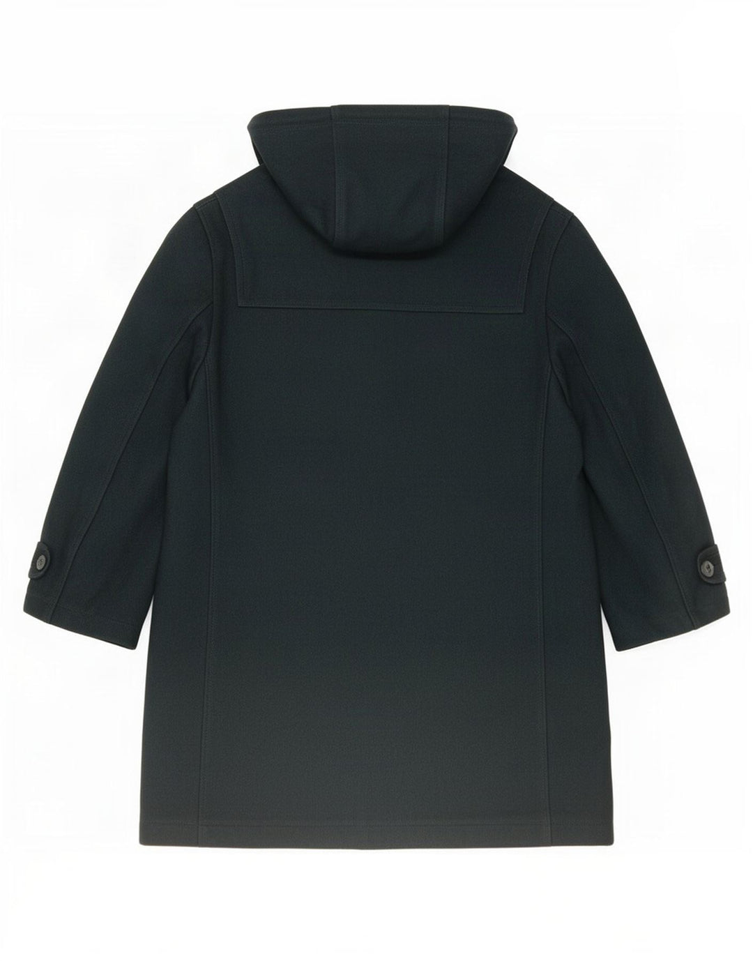 Casaco masculino vintage com capuz IT 46 lã verde pequena
