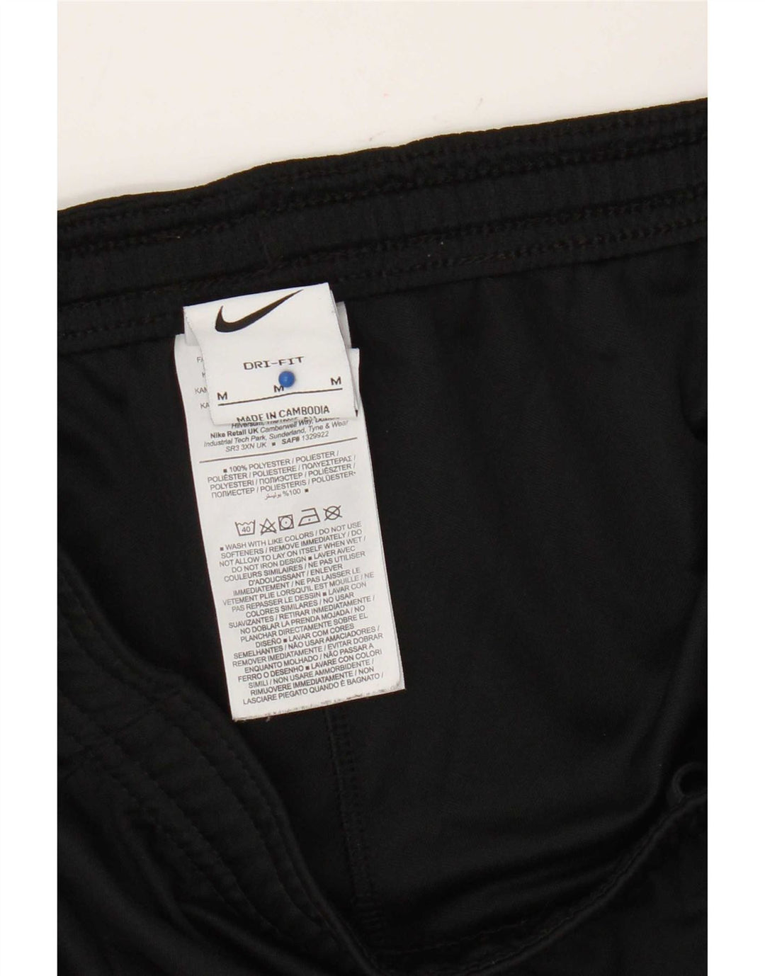 Nike Mens Dri Fit Sport Shorts Médio Preto Poliéster