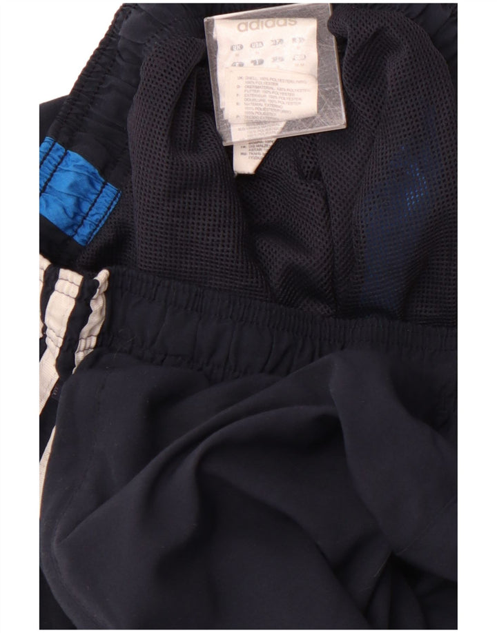 Calça de treino masculina ADIDAS Joggers médio azul marinho colorblock