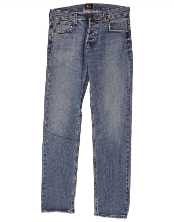 Lee Mens Powell Slim Jeans W30 L32 Azul Algodão