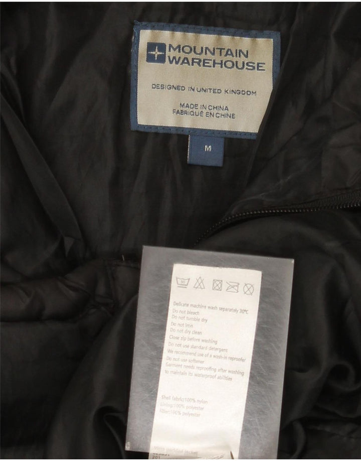 Jaqueta acolchoada masculina Mountain Warehouse UK 38 nylon preto médio
