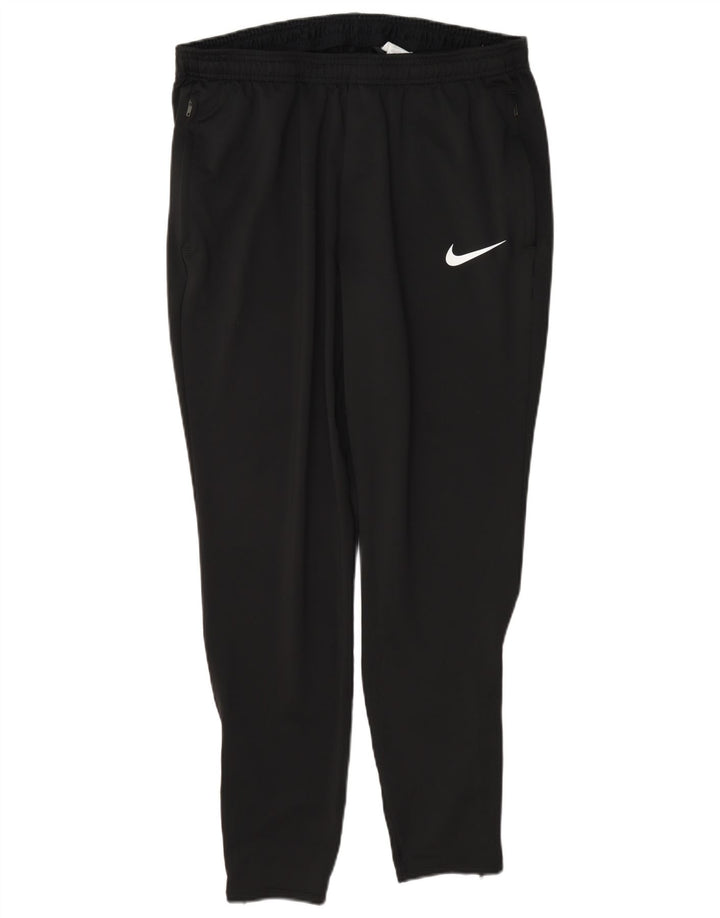 Calça Nike Masculina Dri Fit Slim Treino Grande Preto Colorblock Poliéster