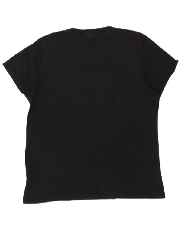 Camiseta Converse Mulher Classic Fit Graphic Top UK 18 XL Preto
