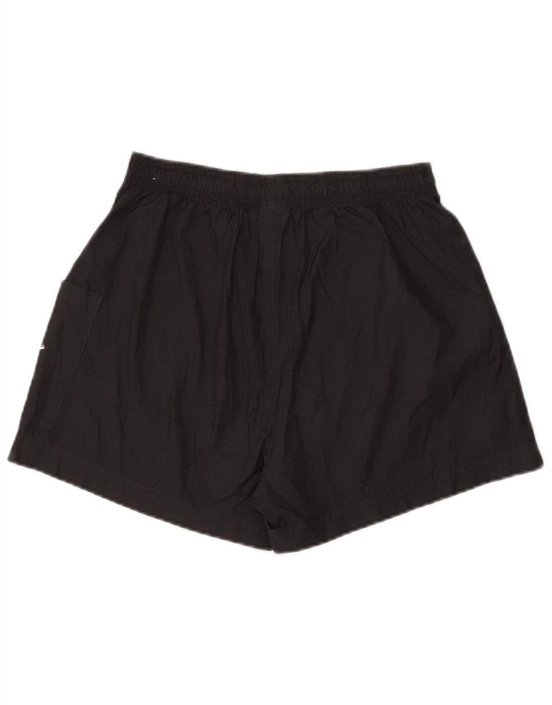 Shorts esportivos gráficos femininos Nike UK 16 grande preto colorido bloco de poliéster