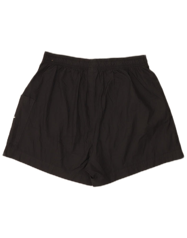 Shorts esportivos gráficos femininos Nike UK 16 grande preto colorido bloco de poliéster