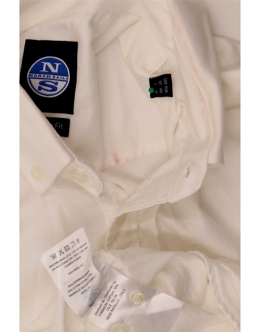 Camisa masculina North Sails XS algodão branco