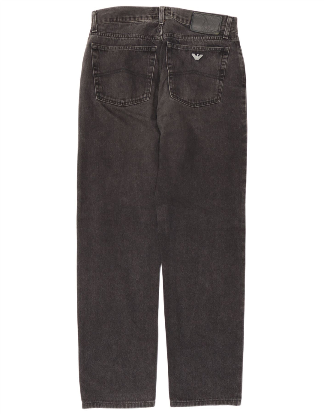 Calça jeans reta masculina Armani W32 L31 algodão cinza