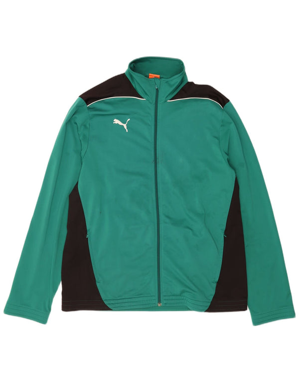 Puma Mens Tracksuit Top Jaqueta XL Verde Colorblock