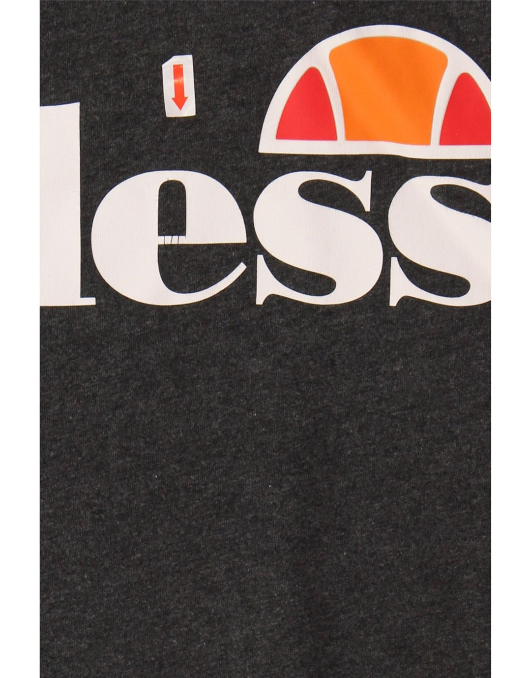 Camiseta masculina gráfica ELLESSE algodão cinza médio
