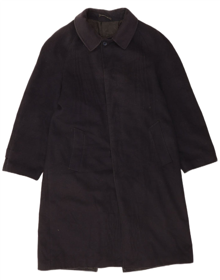 Sobretudo masculino John Lewis UK 40 grande lã azul marinho