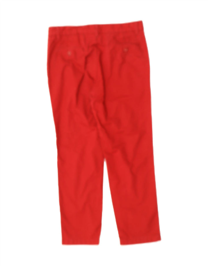 NAUTICA Mens Straight Chino Trousers W34 L30 Burgundy Cotton Vintage Nautica and Second-Hand Nautica from Messina Hembry 