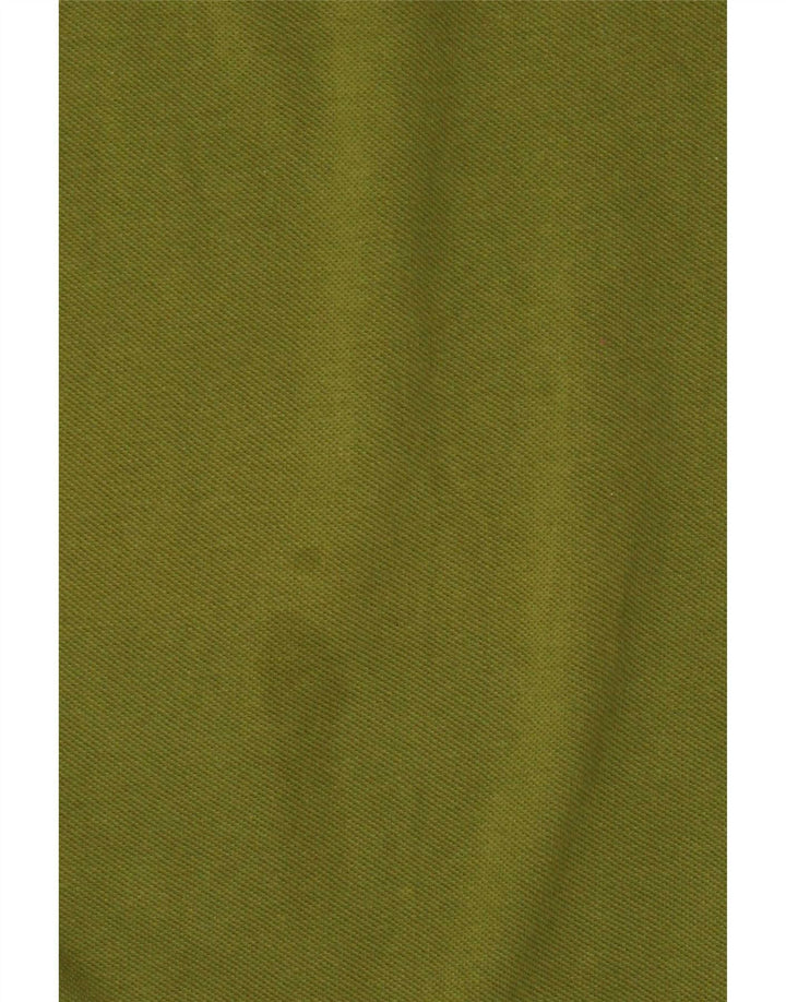 Camisa polo masculina Sergio Tacchini grande algodão cáqui